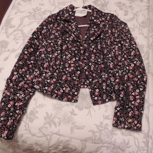 Floral Moto Jacket
